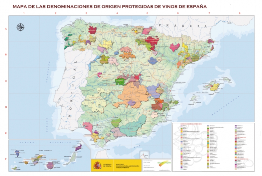 Las Denominaciones de Origen de los Vinos