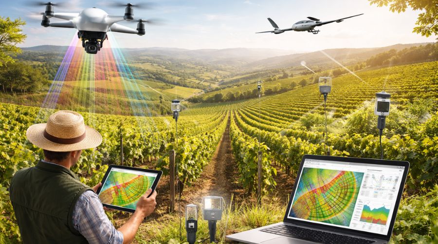 Análisis multiespectral para la gestión del viñedo