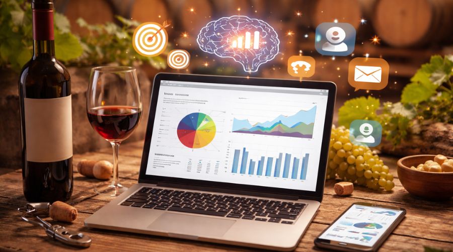 IA en el marketing digital del vino