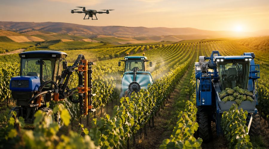Soluciones mecánicas para el viñedo